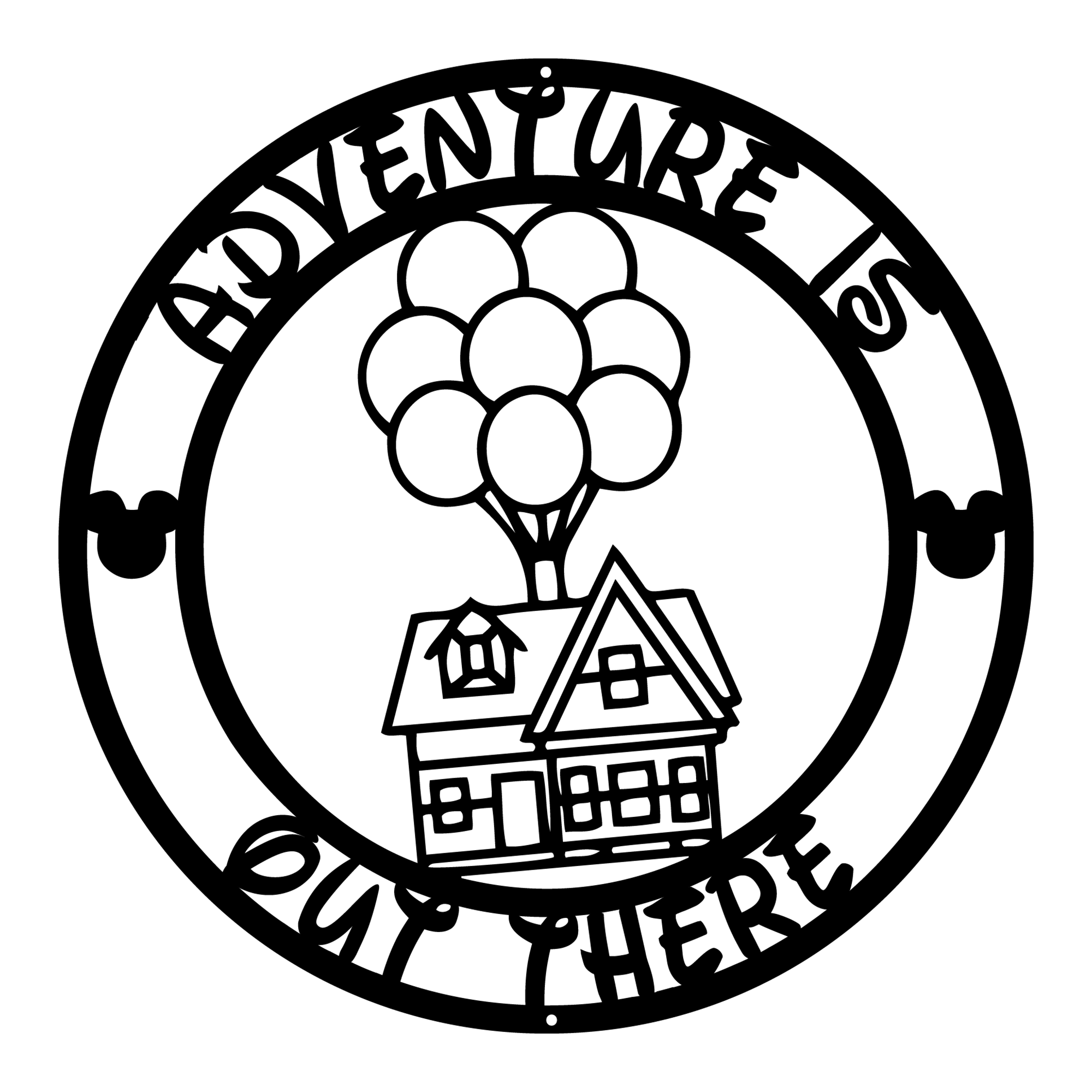 Adventure is Out There Disney Metal Sign