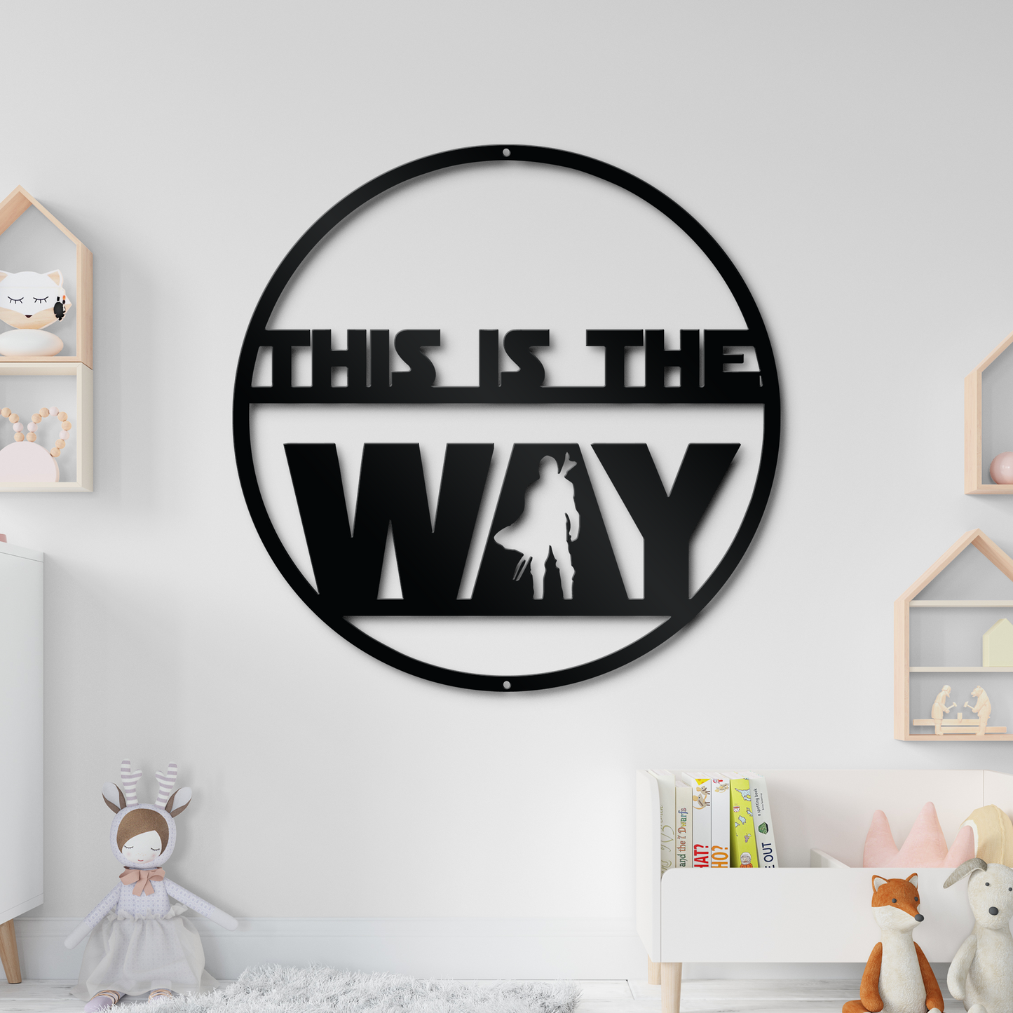 This Is The Way Metal Sign, Star War Metal Sign, Home And Wall Decor, Front Door Decor, Front Porch Decor, Housewarming Gifts