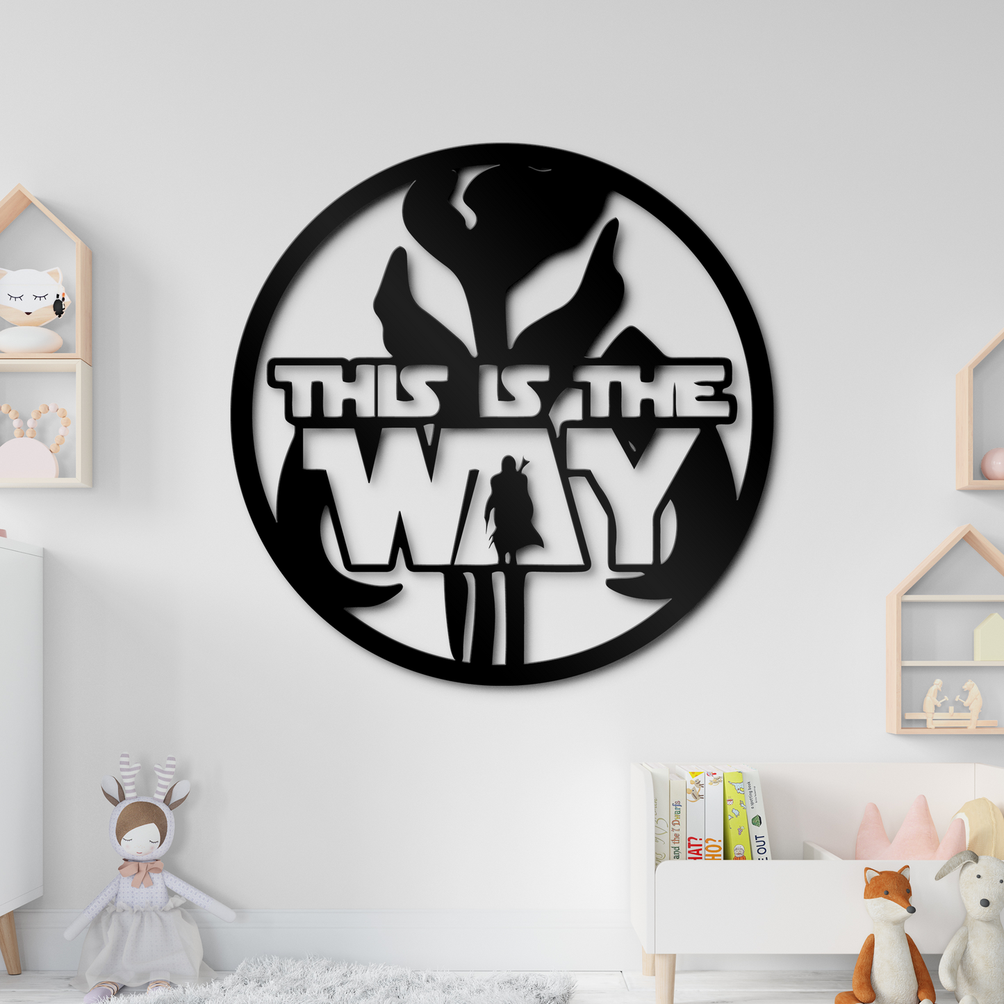 This Is The Way Metal Sign, Funny Quote Metal Sign, Star War Metal Sign, Home And Wall Decor, Front Door Decor, Front Porch Decor, Housewarming Gifts