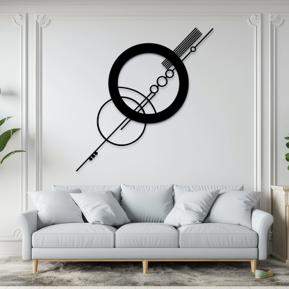 Spherium Metal Wall Art - Geometric Wall Art