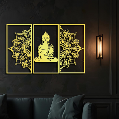 Buddha Meditation Wall Art - Buddha Wall Art for Living Room