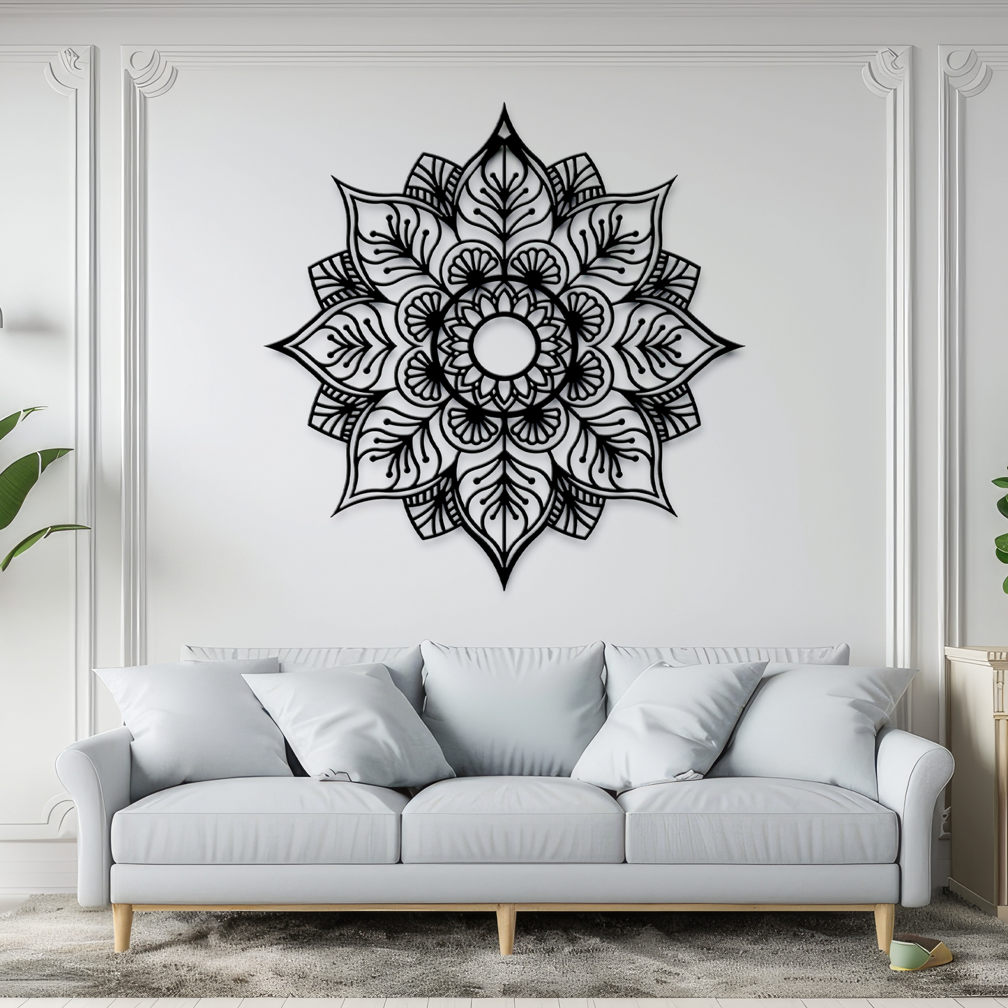 Mandala Metal Wall Art, Mandala Wall Decor, Spiritual Wall Art