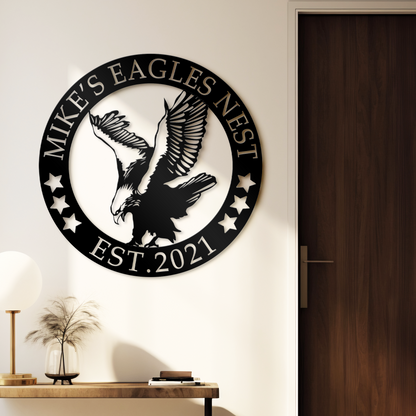 Eagle Metal Wall Art, Custom Eagle Metal Wall Hanging