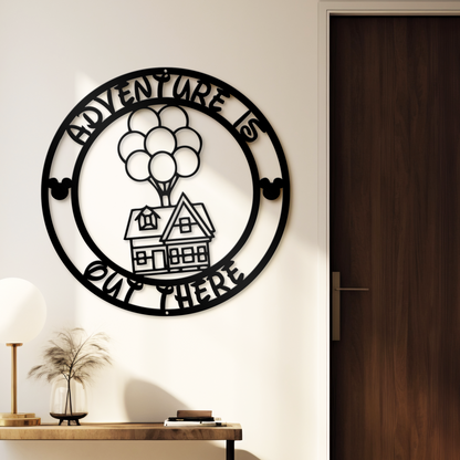 Adventure is Out There Disney Metal Sign