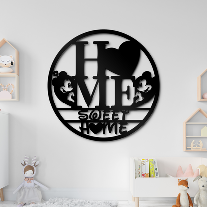 Home Sweet Home Metal Wall Art