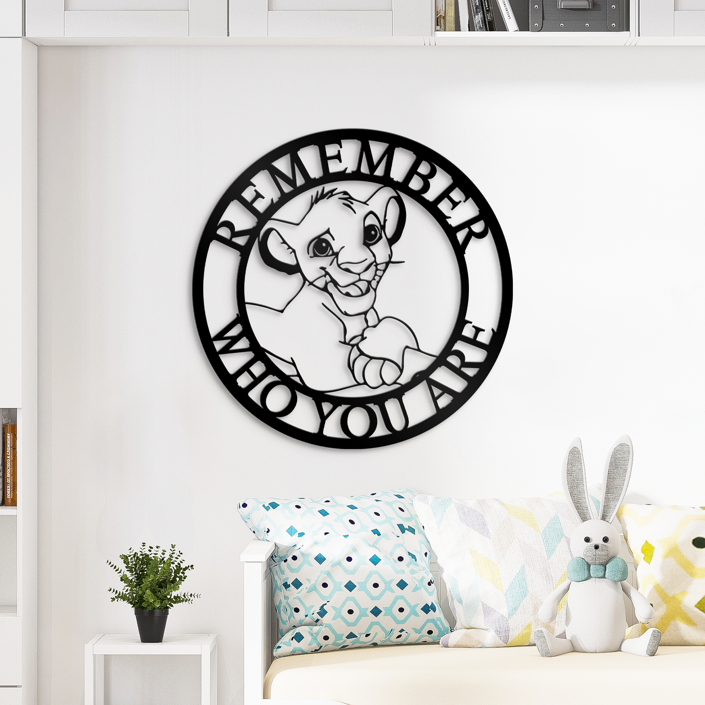 Remember who you are sign - Simba Baby Lion king sign