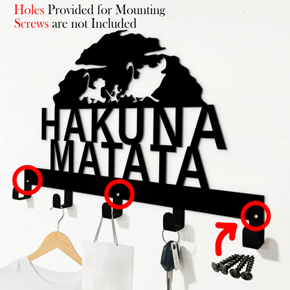 Hakuna Matata King Key Hanger - Kids Love for Comics Room Decor