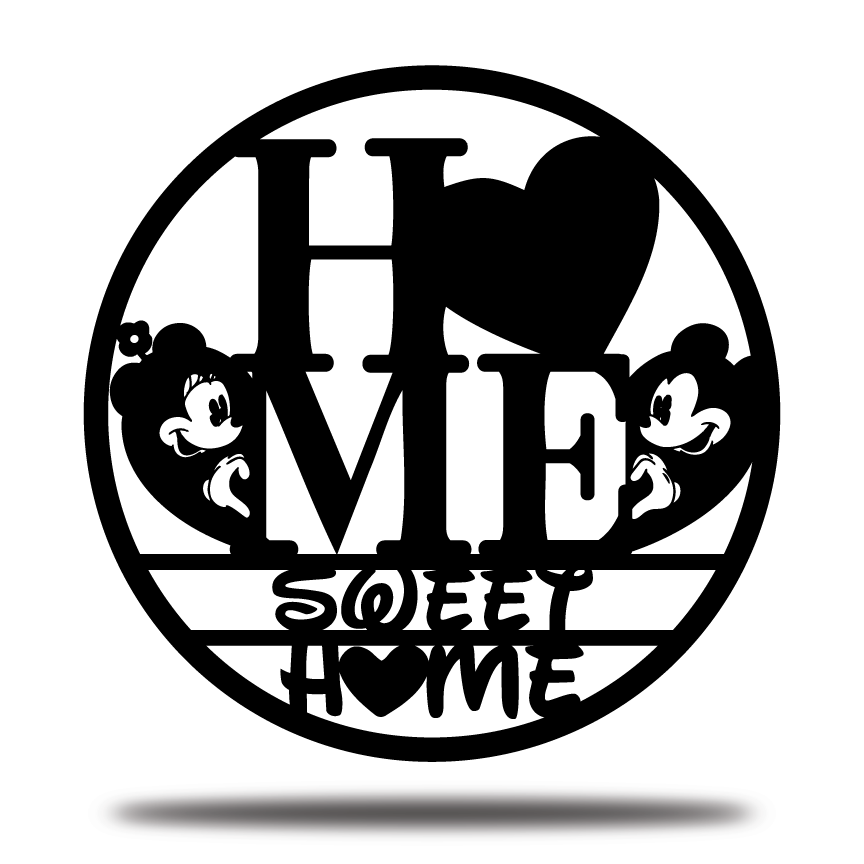 Home Sweet Home Metal Wall Art