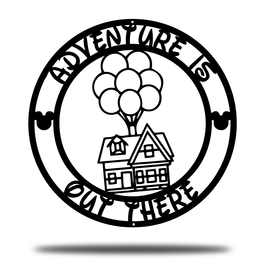 Adventure is Out There Disney Metal Sign